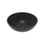 PER SOLID SURFACE SURFACE MOUNTED WASHBASIN - Noir mat