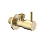 UNIFORMA ANGLE VALVE – 1/2" X 3/8" – Geborsteld goud (PVD)