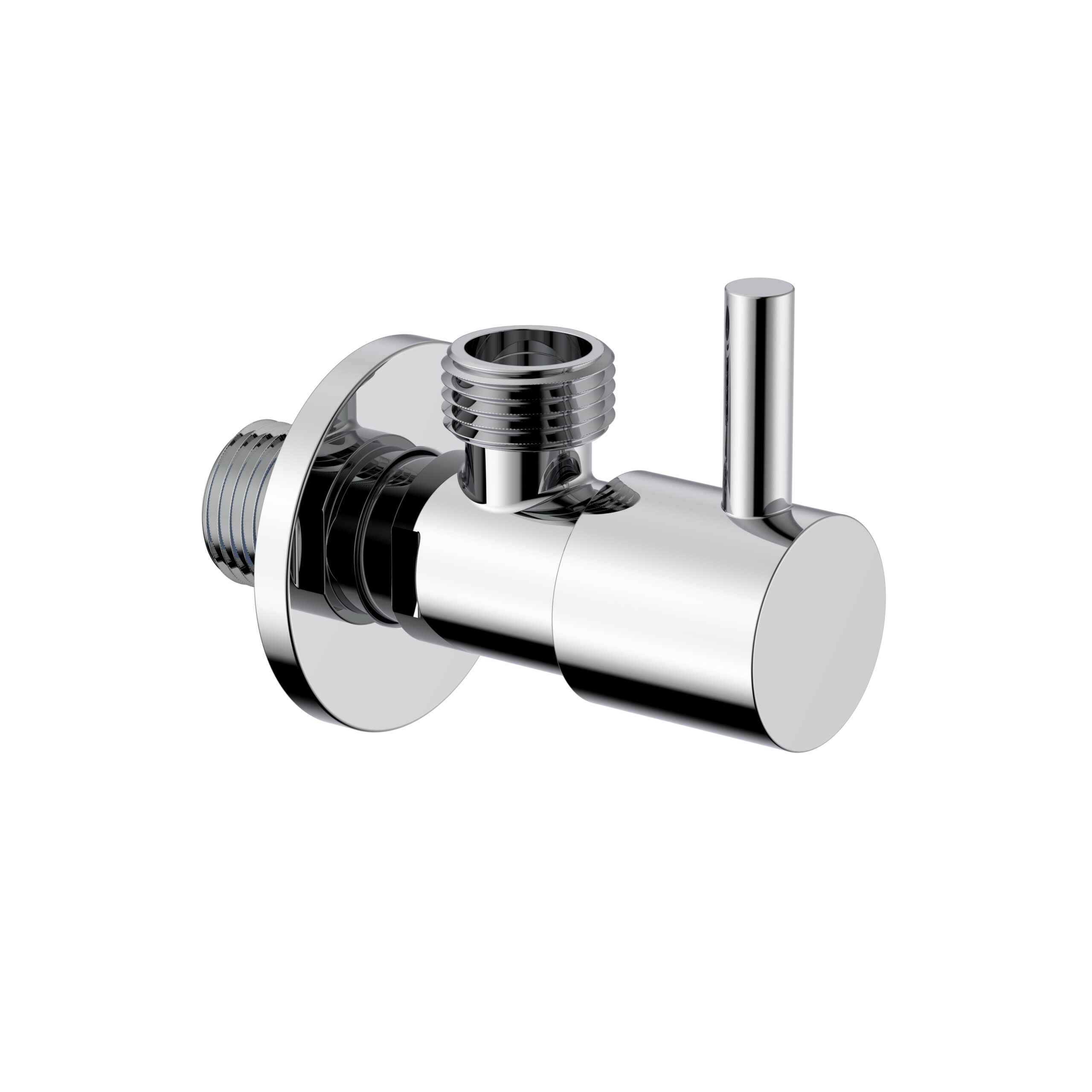 PRM1338-C-8.jpg UNIFORMA ANGLE VALVE – 1/2" X 3/8" – Chrome – Image 1