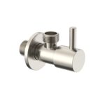 UNIFORMA ANGLE VALVE – 1/2" X 3/8" – BRUSHED STAINLESS STEEL