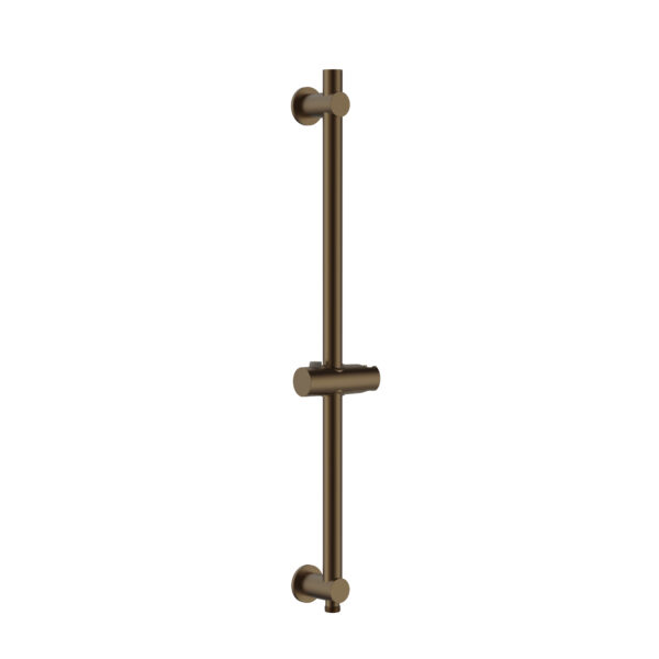 UNIFORMA SHOWER SLIDE BAR – WITH WATER CONNECTION – 69 CM – BROWN BRONZE (PVD)