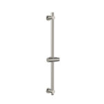 BARRE COULISSANTE DE DOUCHE UNIFORMA - AVEC RACCORDEMENT D'EAU - 69 CM - ACIER INOXYDABLE BROSSÉ