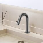 Robinet Eau Froide Stria - Bec Courbe - Sans Vidage - Gunmetal (Pvd) – Image 2