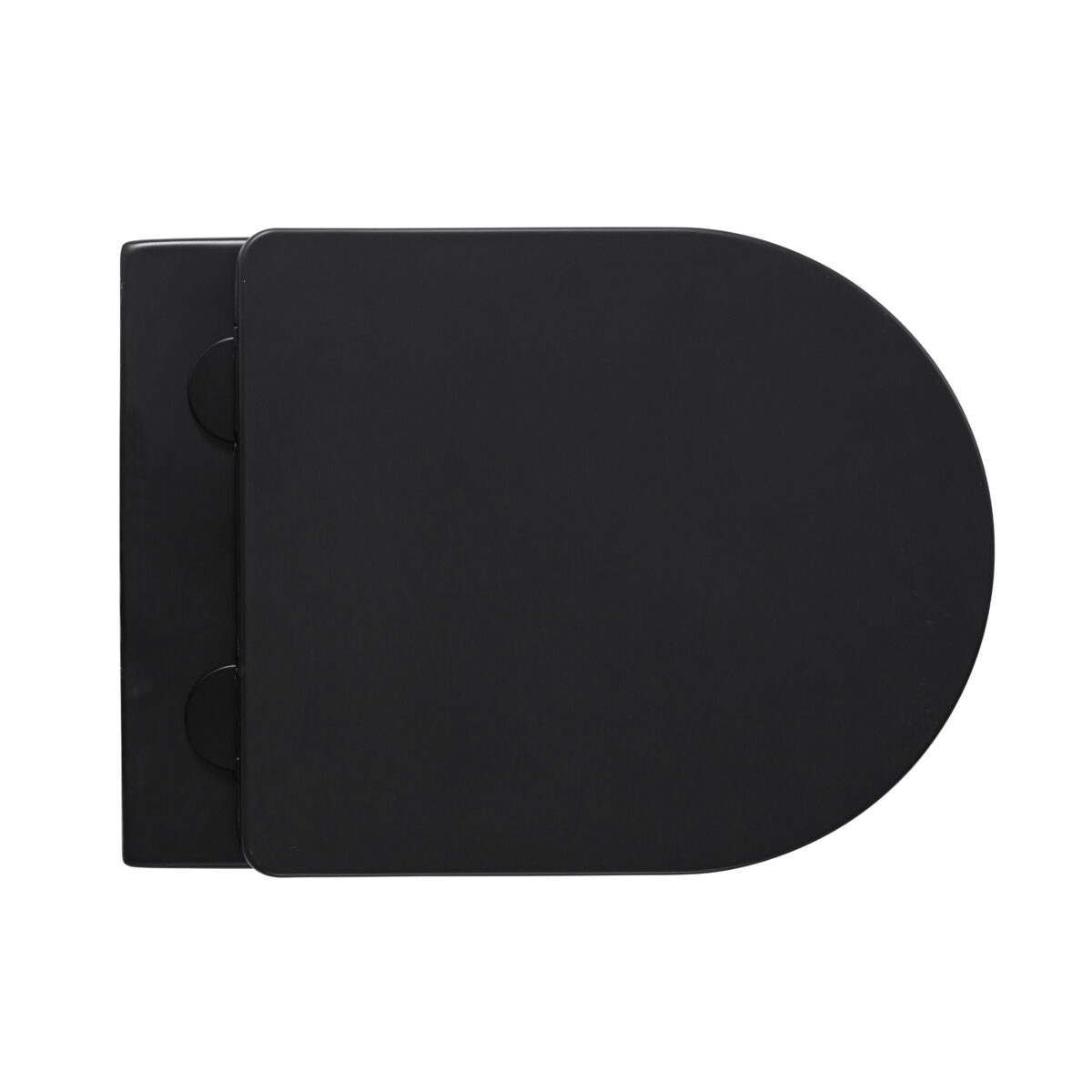 Aloni Pro Wall-Hung Toilet – Tornado Flush – Rimless – With Seat – Duroplast – Soft Close – Quick Release – Compact 49 Cm – 36x32x49 Cm – Noir Mat – Image 6