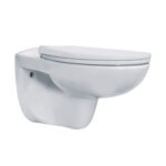 Aloni Pro Wall-Hung Toilet - Rimless - With Seat - Thermoplast (Pp) - Softclose - Quick Release - 35.5x41x54.5 Cm - Blanc Brillant – Image 3