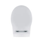 Aloni Pro Wall-Hung Toilet - Rimless - With Seat - Thermoplast (Pp) - Softclose - Quick Release - 35.5x41x54.5 Cm - Blanc Brillant – Image 8