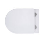 Aloni Pro Wall-Hung Toilet - Rimless - With Seat - Duroplast - Softclose - Quick Release - Compact 49 Cm - 36x25x49 Cm - Blanc Brillant – Image 6