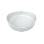 CREAVIT RUBY RB140 LAVABO - COMPTOIR - CÉRAMIQUE - SANS TROP-PLEIN - SANS TROU POUR ROBINETERIE - 40X10X40 CM - BLANC BRILLANT