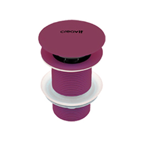 CREAVIT AFTAPPLUG - CLICK WASTE 5/4" - MET VERLOOP - BERRY