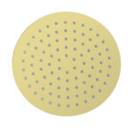 Round Rainshower Brushed Gold – Image 2