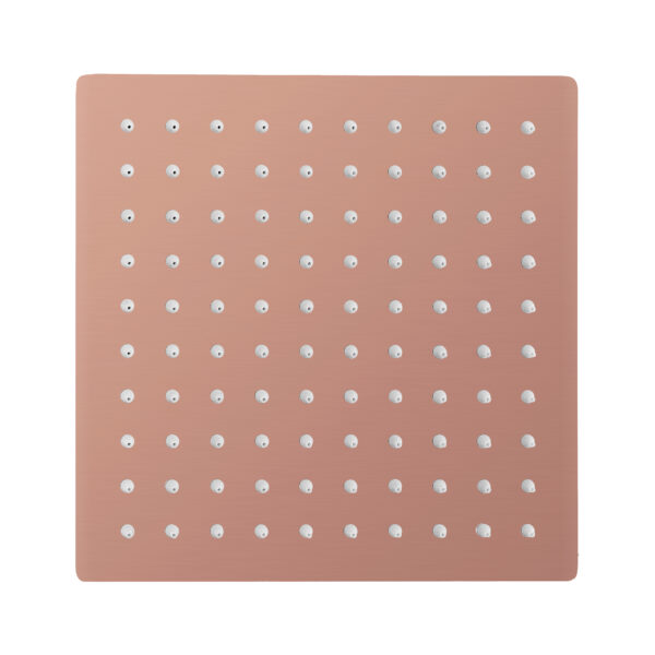 SQUARE RAINSHOWER BRUSHED COPPER