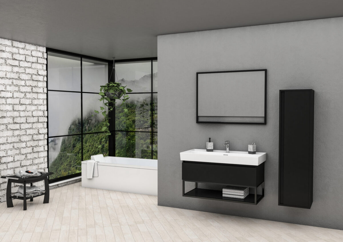 Armoire À Colonne Aloni Sharp (30x35x135cm) - Noisette – Image 16