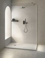ALONI MADISON SHOWER TRAY - COMPOSITE - 120X90X3CM - MATT WHITE - Image 2