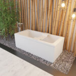 SOLID BATH TRAY (70X20X70CM) - WHITE - Image 2
