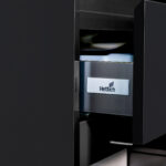 Armoire Bas Aloni Sally (80cm) - Noir Mat – Image 4