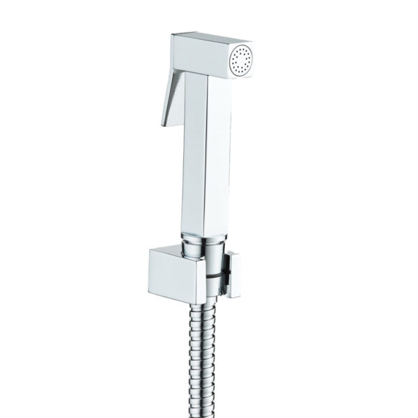 ALONI DESIGN SET WC (BIDET) SPROEIER VIERKANT - CHROOM