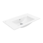 SU WASHBASIN - 1 BOWL - NO TAP HOLE - Keramiek - 80X45 CM - GLOSSY WHITE