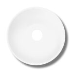 ALONI HIRA ROUND SOLID SURFACE WASHBASIN (21CM) - WHITE - Image 2