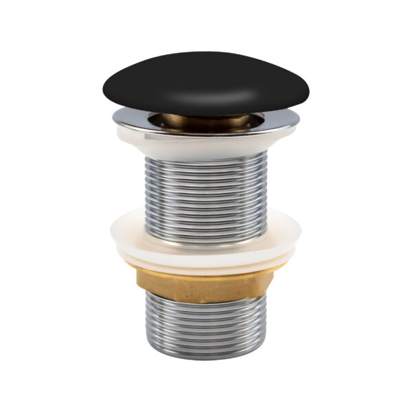 ALONI DRAIN PLUG - CLICK WASTE - CERAMIC - 5/4" - MATT BLACK