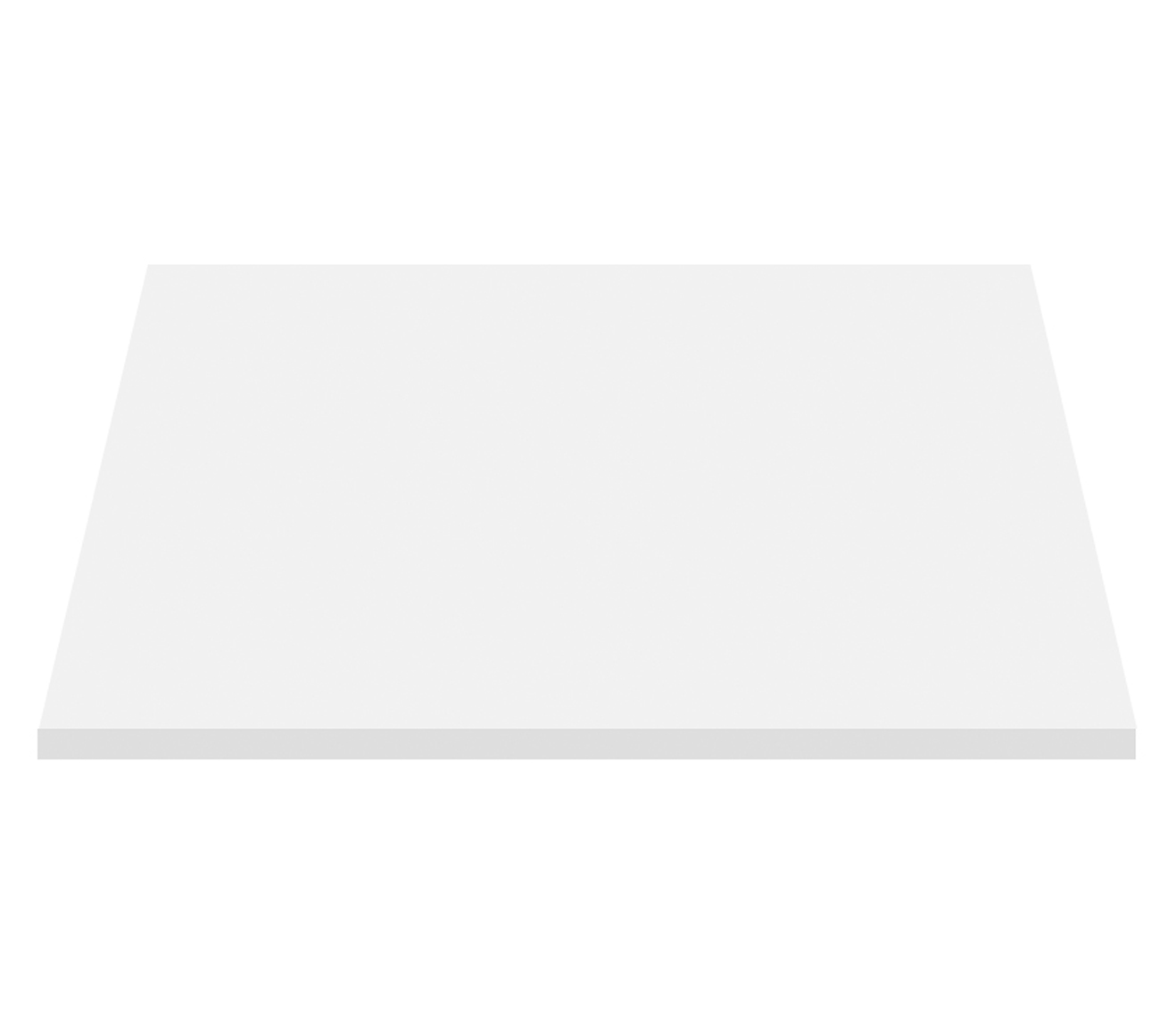 TW60.01A-5.jpg ALONI TABLET MDF (56.4X45.5X2.6 CM) - MATT WHITE - Afbeelding 1