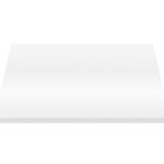 ALONI TABLET MDF (56.4X45.5X2.6 CM) - GLOSSY WHITE