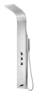 THERMOSTATIC SHOWER PANEL MATTE CHROME - Image 2
