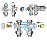 ERFU RADIATOR VALVE - DESIGN - THERMOSTATIC - WALL AND FLOOR CONNECTION - 1/2MX16/2 M30 - STAINLESS STEEL BRUSHED CHROME - Image 5