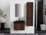 ALONI ELA VANITY UNIT - 1 DRAWER - HANDLELESS - SOFT CLOSE – 60X40X45 CM - WENGE - Image 3