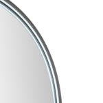 ALONI AVALO MIRROR - WITH LED LIGHTING - OVAL - WITH FRAME - WITH HEATING - LED COLOR TEMPERATURE 3500-6500K - 50X100CM - MATT BLACK - Image 3