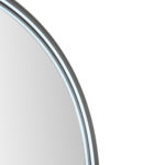 Miroir Led Ovale Aloni Chauffant (100x50cm) Noir Mat – Image 6