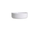 Aloni Fira Washbasin – Countertop – Sans Trop-Plein – Without Tap Hole – With Click Waste – Céramique – 36x12.5x36 Cm – Blanc Brillant – Image 3