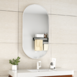 ERFU MIRROR LED ANTI FOG W50XH100CM STAINLESS STEEL - Image 9