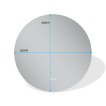 ERFU MIRROR LED ANTI FOGΦ 100CM - Image 9