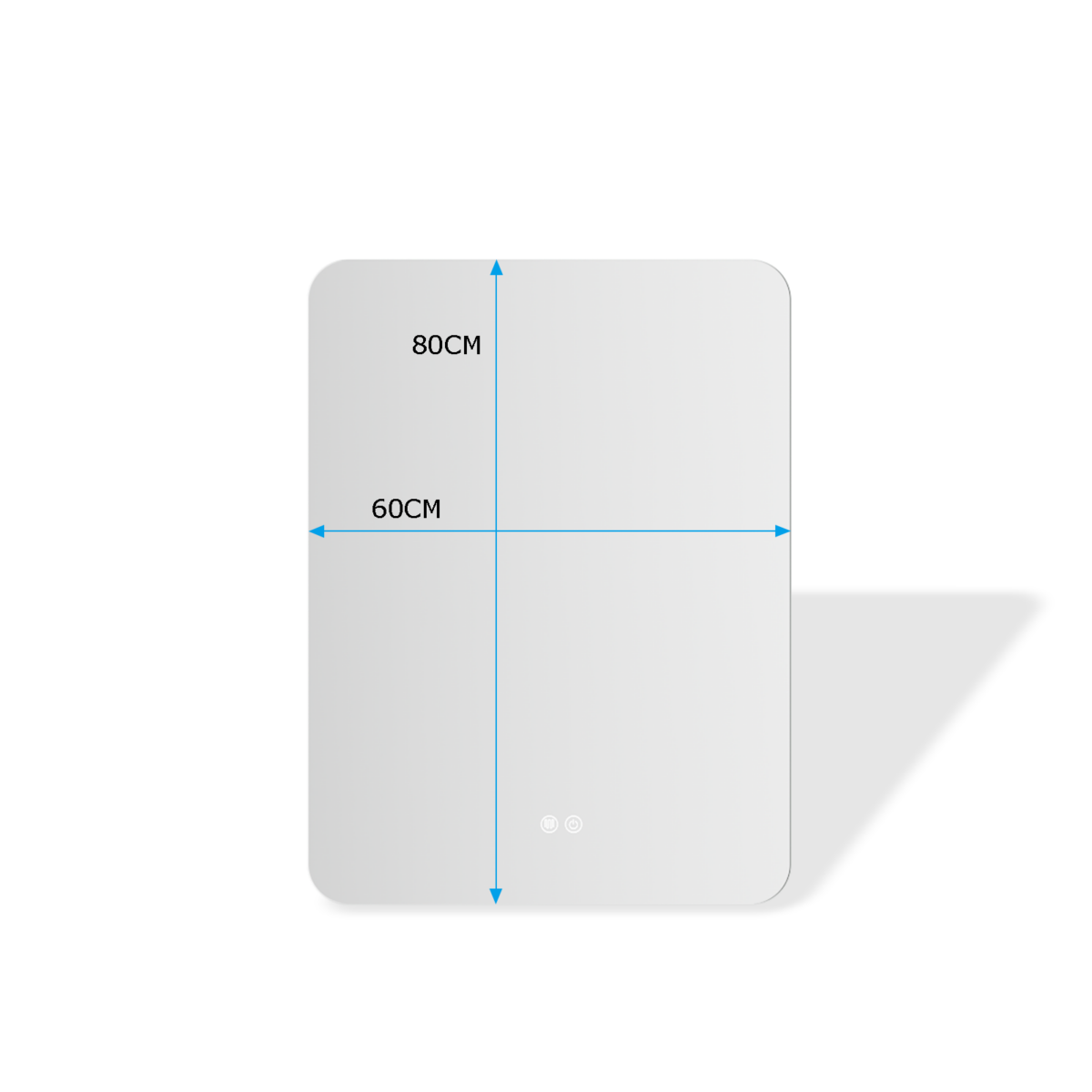 ERFU MIROIR LED ANTI BROUILLARD L60XH80CM – Image 3