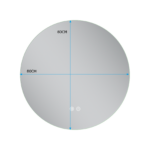 ERFU MIRROR LED ANTI FOG Φ80CM - Image 8