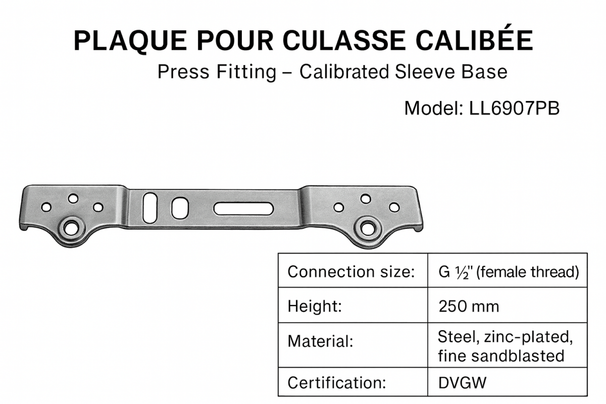 Erfu Multilayer Crimp Fitting Â Calibrated Cylinder Head Plate Â Raccord À Sertir Certifié Dvgw, Multi-Profiles U/H/Th – Image 2