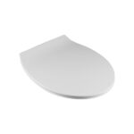 Aloni Premium Toilet Seat - Slim Design - Soft Close - Quick Release - Topfix - Duroplast - Acier Inoxydable Hinges - Blanc Brillant – Image 3