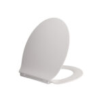 ALONI PREMIUM TOILET SEAT - SLIM DESIGN - SOFT CLOSE - QUICK RELEASE - TOPFIX - DUROPLAST - STAINLESS STEEL HINGES - GLOSSY WHITE