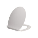 ALONI PREMIUM TOILET SEAT - SLIM DESIGN - SOFT CLOSE - QUICK RELEASE - TOPFIX - DUROPLAST - RVS HINGES - GLOSSY WHITE
