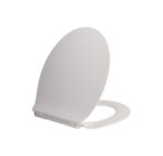ALONI PREMIUM TOILET SEAT - SLIM DESIGN - SOFT CLOSE - QUICK RELEASE - TOPFIX - DUROPLAST - Acier inoxydable HINGES - Blanc brillant