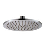 UNIFORMA OVERHEAD SHOWER – ROUND DESIGN – 30 CM DIAMETER – BRUSHED STAINLESS STEEL