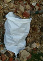 WASTE BAG WOVEN POLYPROPYLENE DEBRIS BAGS 250 PIECES 50X80CM - Image 3