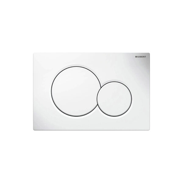 GEBERIT SIGMA 01 CONTROL PANEL - GLOSSY WHITE