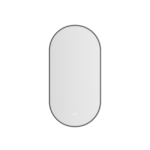 ERFU SPIEGEL LED ANTI-MIST B50XH100CM MAT ZWART - Afbeelding 5