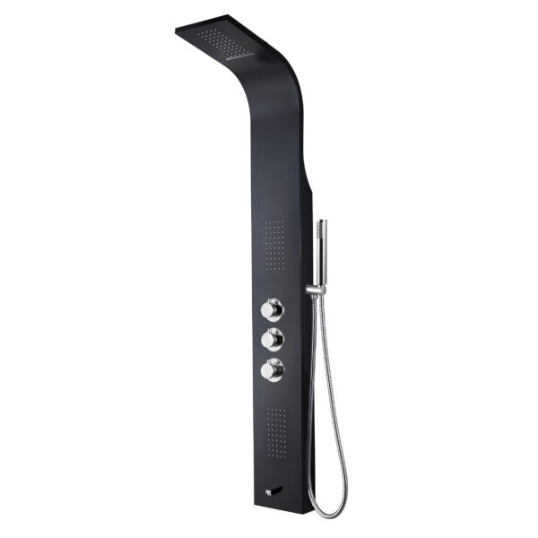 PANNEAU DE DOUCHE THERMOSTATIQUE ALONI NOIR